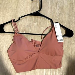 Urban Outfitters Pink Cropped Tank